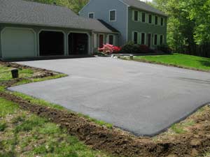 Canterbury CT driveway paving