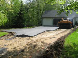 Canterbury CT driveway paving