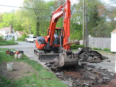 Coventry Lake driveway paving