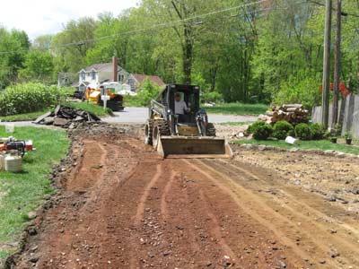 Coventry Lake driveway paving