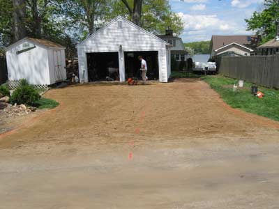 Coventry Lake driveway paving