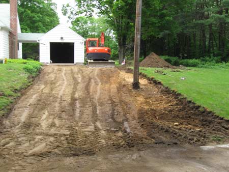 Mansfield Hollow Driveway repair