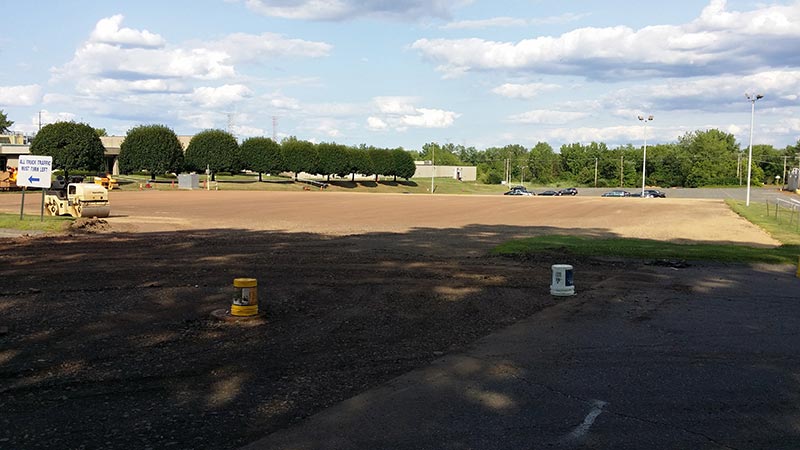 stanadyne parking lot paving