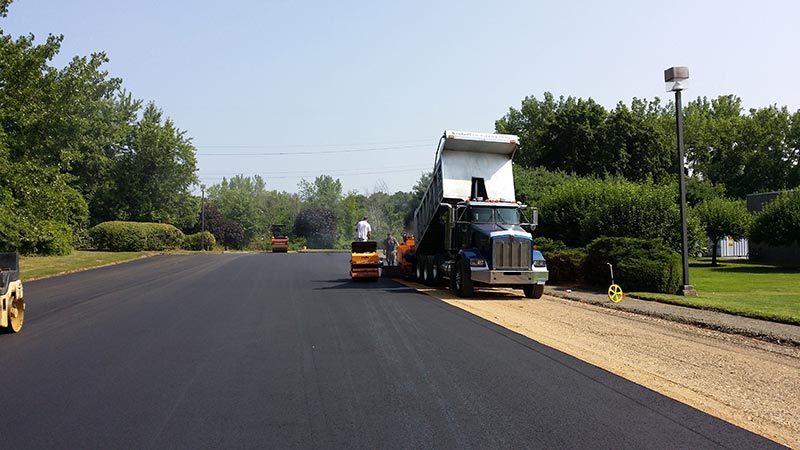 stanadyne parking lot paving