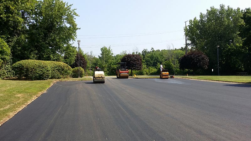 stanadyne parking lot paving